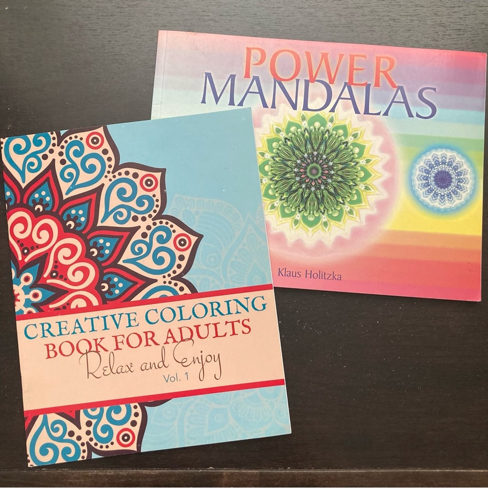 2 Mandala coloring books ☸️